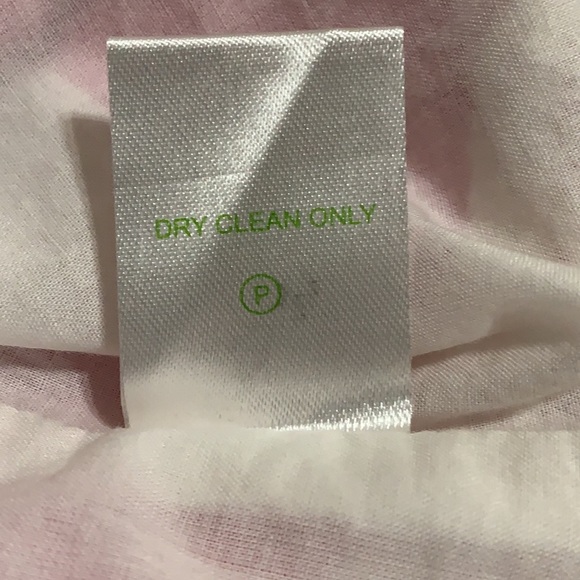 Lilly Pulitzer Dress Strapless Pink and White Appliqué Size 6 - Picture 12 of 12